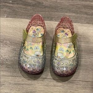 Wonder Nation Pink and Silver Elegant Dress Shoes